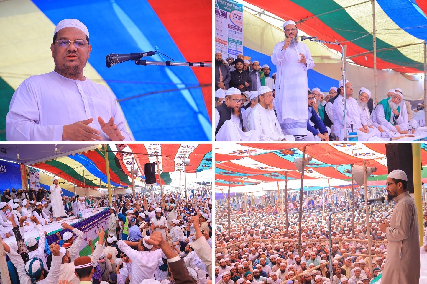 সকল ইসলামী দলের সমন্বয়ে মজবুত প্লাটফর্ম গঠনের কাজ করছে ইসলামী আন্দোলন – ওলামা সম্মেলনে পীর সাহেব চরমোনাই